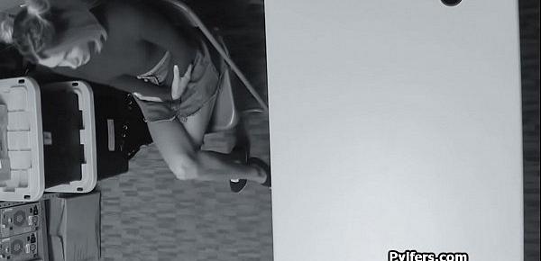 Drilling tattooed thief at mall security office
